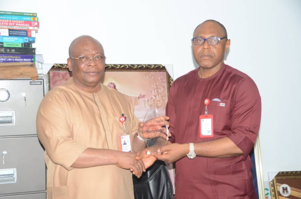 ESUT gets Tax Compliance Award from FIRS